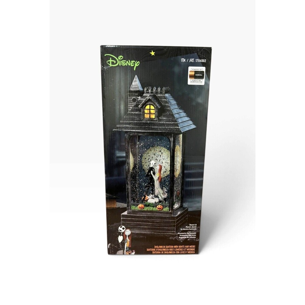 The Nightmare Before Christmas Halloween Lantern New Light Up Spooky Sounds